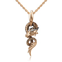 Подвеска "Дракон" из золота арт. 03-3111-00-000-1110-48 PLATINA Jewelry