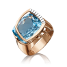 Кольцо из золота с топазом арт. 01-5243-00-201-1110-46 PLATINA Jewelry