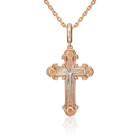 Крест православный из золота от PLATINA Jewelry арт. 03-3160-00-000-1111-42