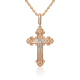 Крест православный из золота от PLATINA Jewelry арт. 03-3160-00-000-1111-42