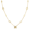  Колье из желтого золота с бриллиантами 07-0249-00-101-1121, PLATINA JEWELRY
