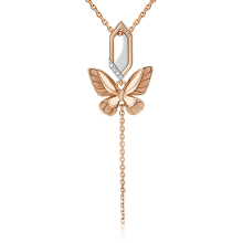 Подвеска "Бабочка. Мгновения красоты" из золота с бриллиантом - PLATINA  Jewelry
