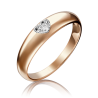Кольцо из красного золота с бриллиантом PLATINA 01-5161-00-101-1110-30