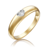 Кольцо из желтого золота с бриллиантом PLATINA 01-5161-00-101-1130-30