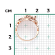 Кольцо из красного золота с бриллиантами 01-5609-00-101-1111 PLATINA JEWELRY