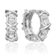 Серьги из белого золота с фианитами PLATINA 02-5548-00-401-1120