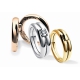 Обручальное кольцо из золота 750 пробы с бриллиантами 