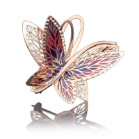 Брошь-подвеска "Бабочка" из золота с эмалью арт. 04-0137-00-000-1110-48 PLATINA JEWELRY