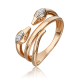 Кольцо из золота с бриллиантом - PLATINA  