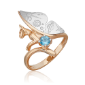 Кольцо из золота с топазом PLATINA Jewelry "Постижение тайн" арт. 01-5550-00-201-1111