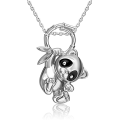 03-3349-00-000-0200 Подвеска из серебра с эмалью PLATINA Jewelry - Панда