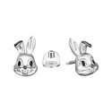 Серьги из серебра с эмалью PLATINA Jewelry арт. 02-5110-00-000-0200 - Кролики