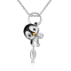 Подвеска из серебра с эмалью "Пингвин" арт. 03-3433-00-000-0200 PLATINA Jewelry