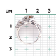 Кольцо из серебра с эмалью "Совушка" арт. 01-5701-00-000-0200 PLATINA Jewelry