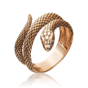 Кольцо из золота "Змея" 01-5372-00-000-1110-42 PLATINA JEWELRY