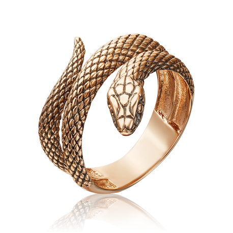 Кольцо из золота "Змея", Платина Кострома