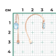 02-4365-00-201-1110-57 Серьги из золота с голубым топазом, Платина Кострома
